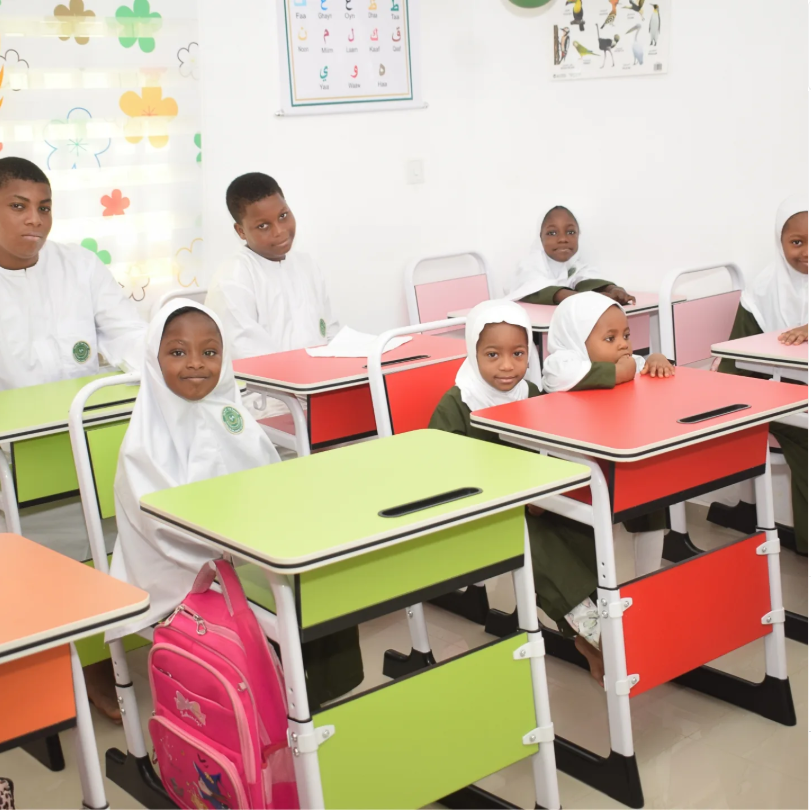 Students in class